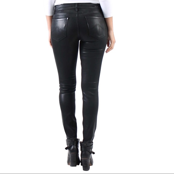 ⚡️SALE Anthro Level 99 Janice Skinny Coated Jean - Picture 5 of 5